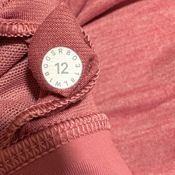 Lululemon Moment to Movement 2-in-1 Tank ~ 12 ~ Heathered Cherry Tint - Picture 6 of 10